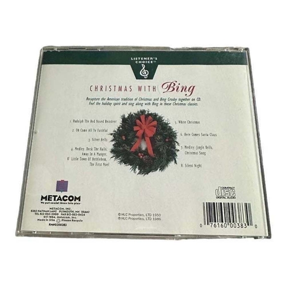 Rare CD Bing Crosby - Christmas With Bing - Picture 2 of 2